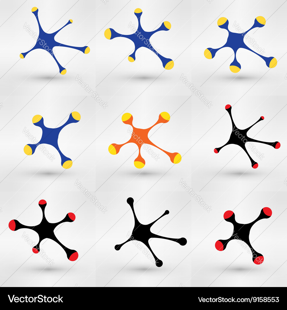 Background set Royalty Free Vector Image - VectorStock