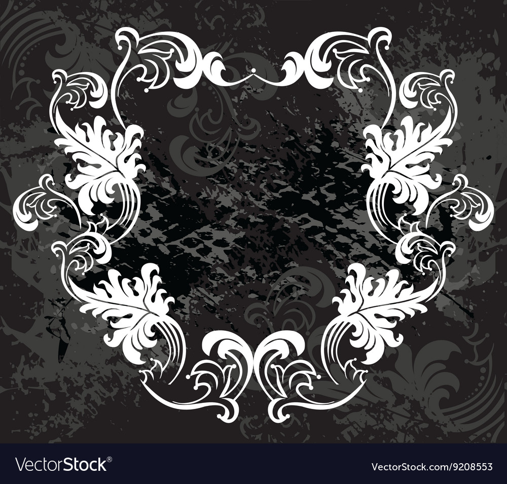 Decorative frame with pattern