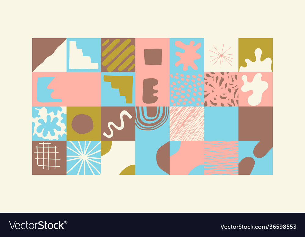 Hand-drawn abstract pattern design