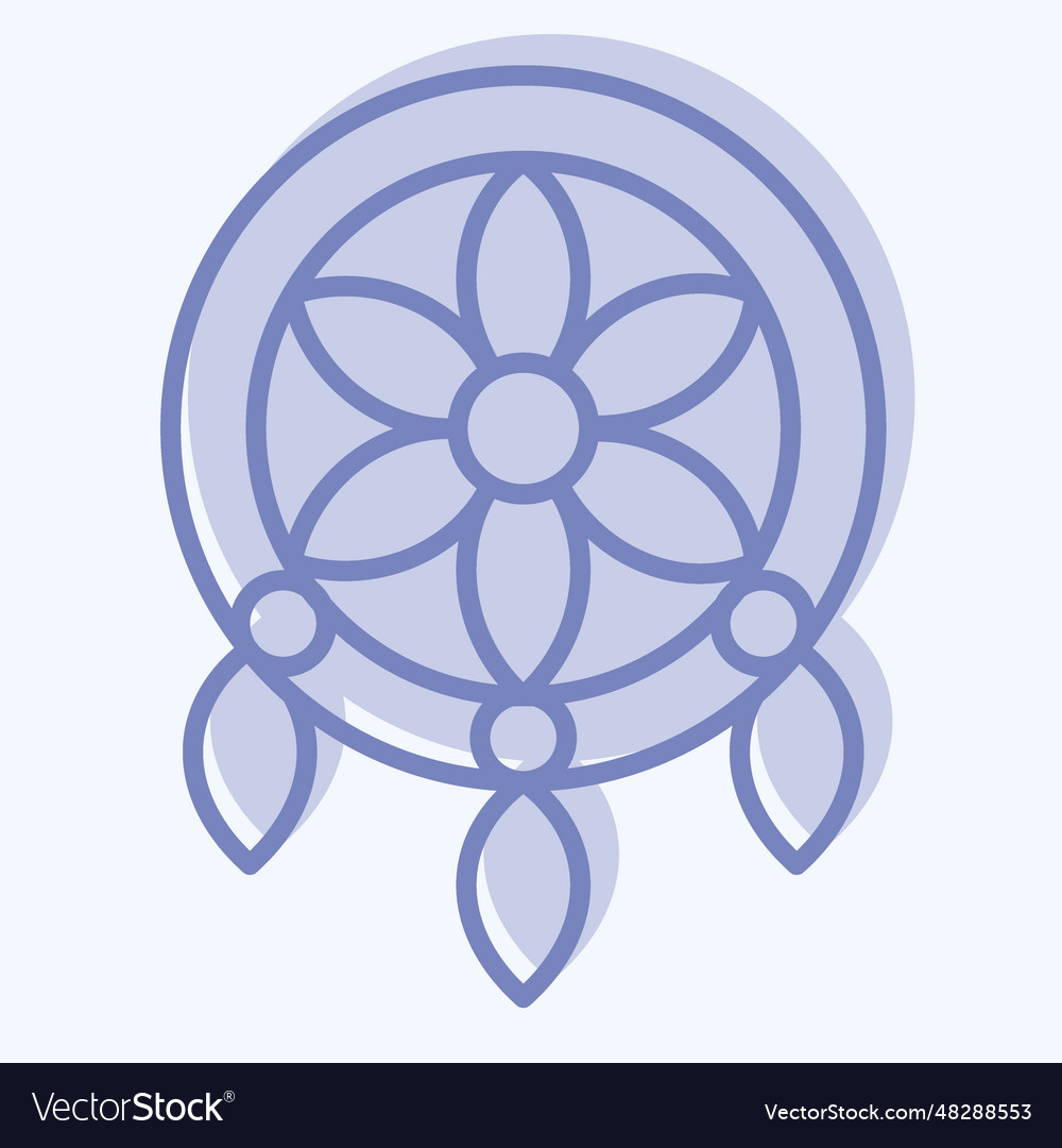 Icon dreamcatcher related to american indigenous