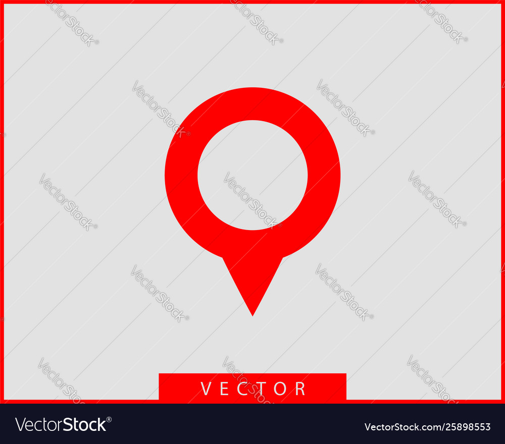Map icons marker pointer pin location icon gps vector image Map icons marker pointer pin location icon gps