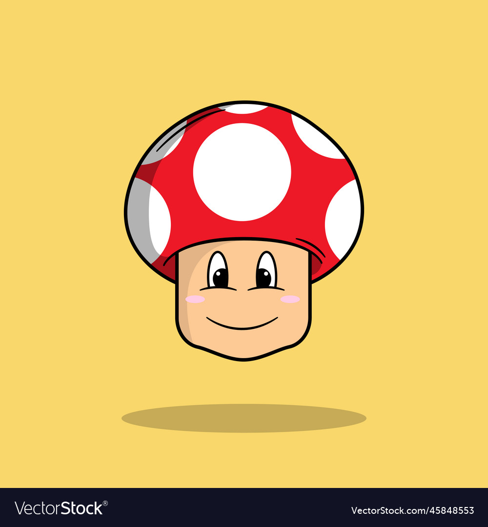 Mushroom game Royalty Free Vector Image - VectorStock