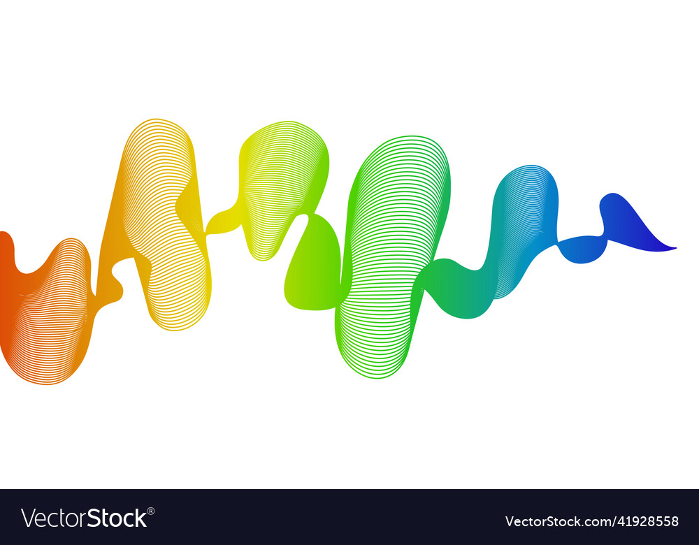 Abstract backdrop with wave gradient lines vector image Abstract backdrop with wave gradient lines