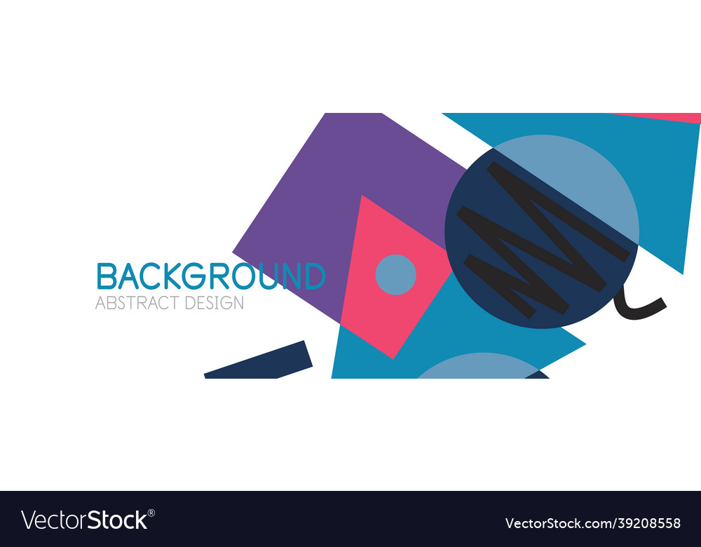 Abstract background blocks lines triangles vector image Abstract background blocks lines triangles