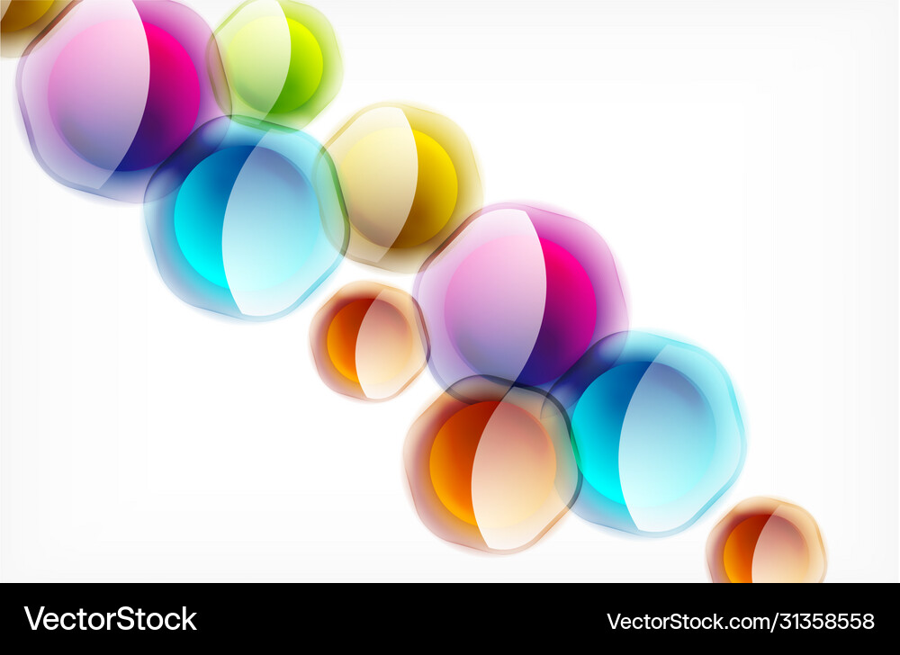 Abstract background - glass shiny transprent Vector Image