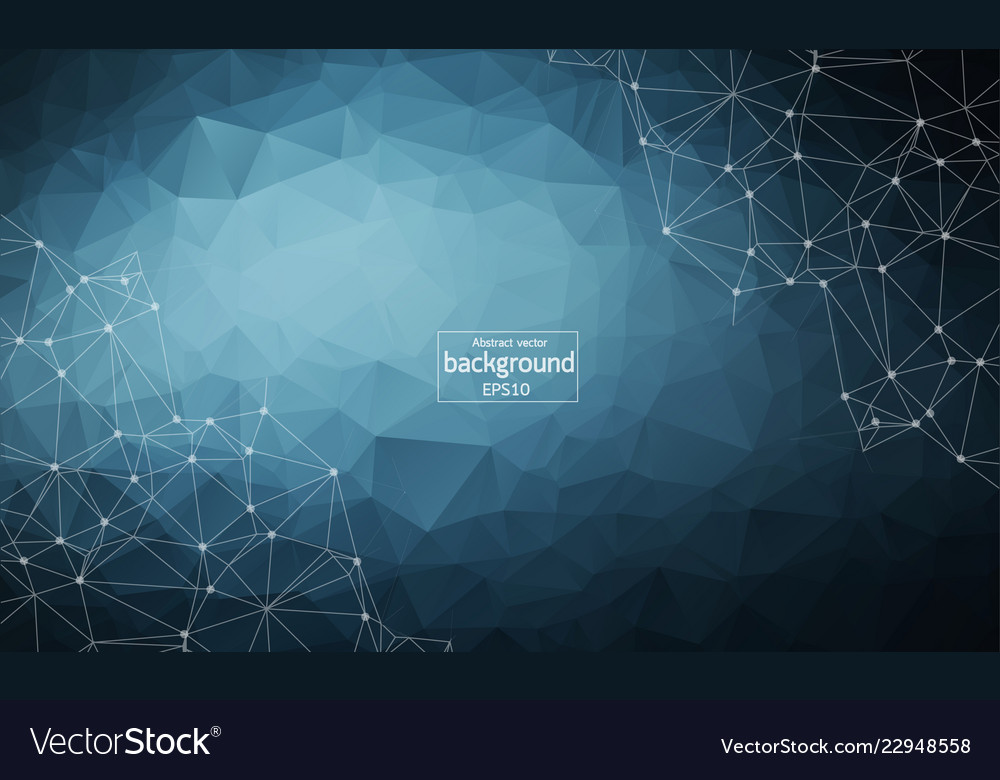 Abstrakter polygonaler dunkelblauer Hintergrund vector image Abstrakter polygonaler dunkelblauer Hintergrund