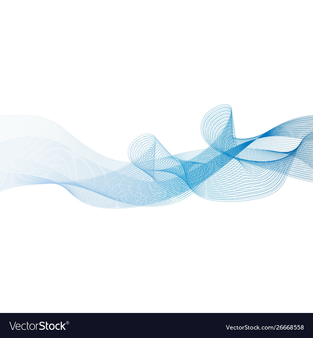 Abstract smooth color wave vector image Abstract smooth color wave