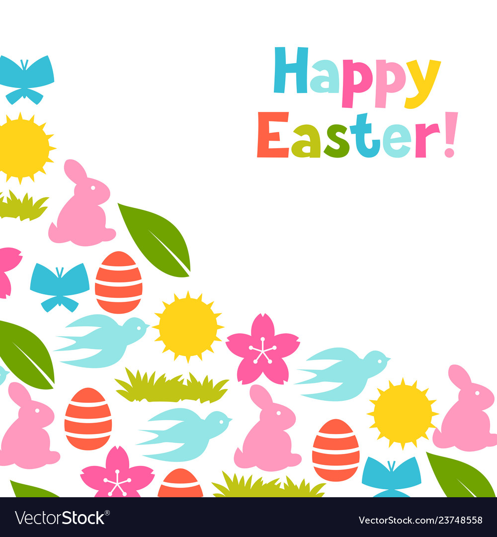 Cheerful Easter Greeting Card