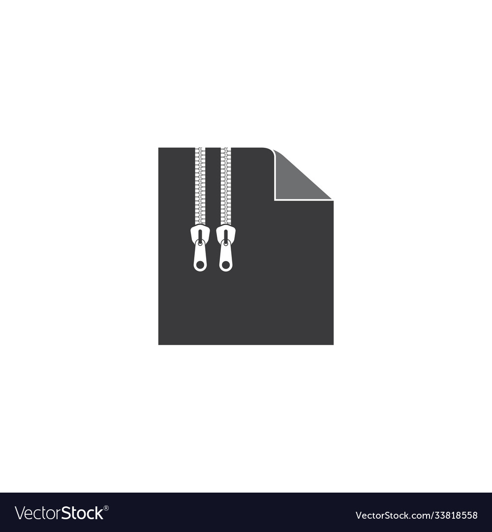 Document zip file icon design