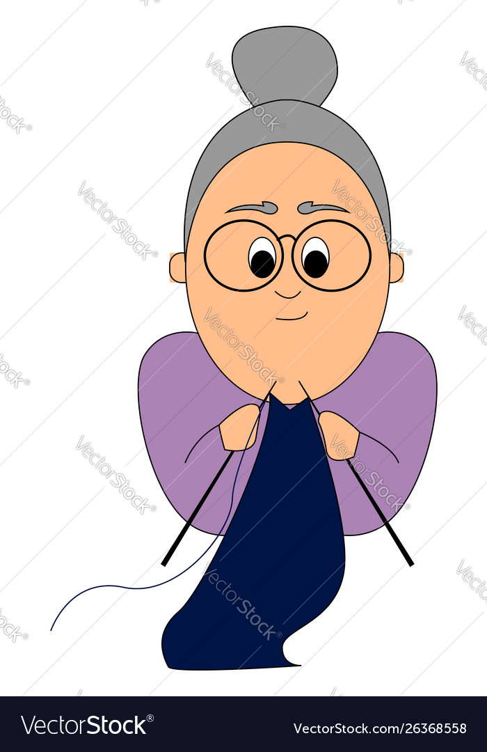 Grandma Wearing Glasses Grandma Wearing Glasses