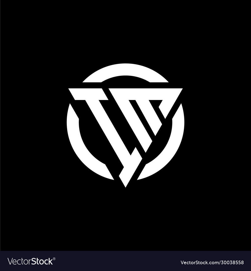 Im logo with triangle shape and circle rounded