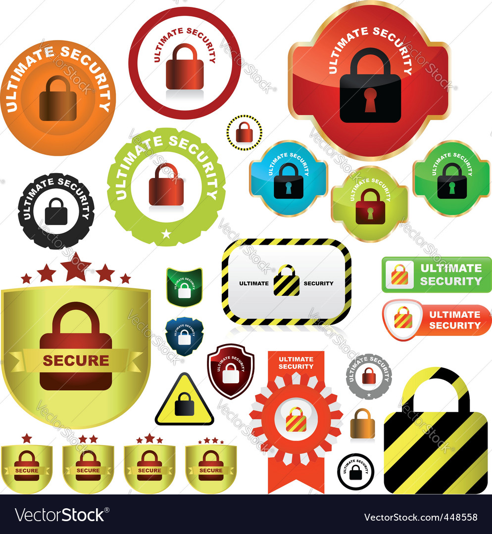 Lock Icon Set - Security Collection