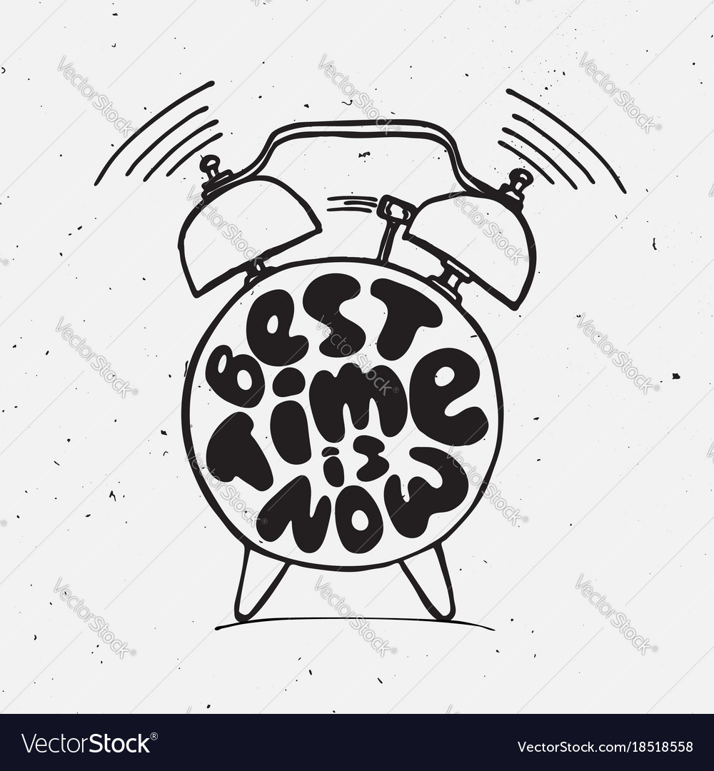 Ringing alarm clock with light texture