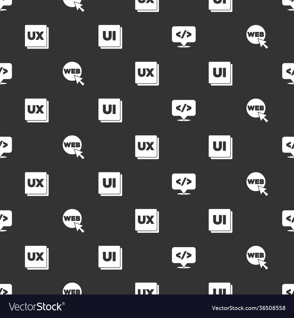 Set front end development web and graphic design Vector Image Set front end development web and graphic design