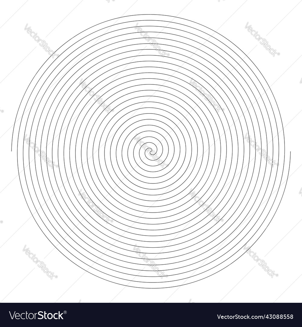 Spiral swirl twirl shape element