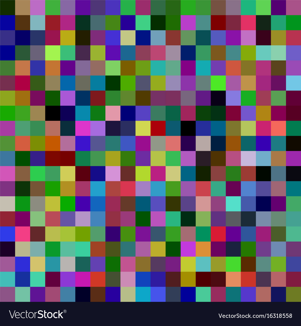 Square mosaic pattern background - from colorful