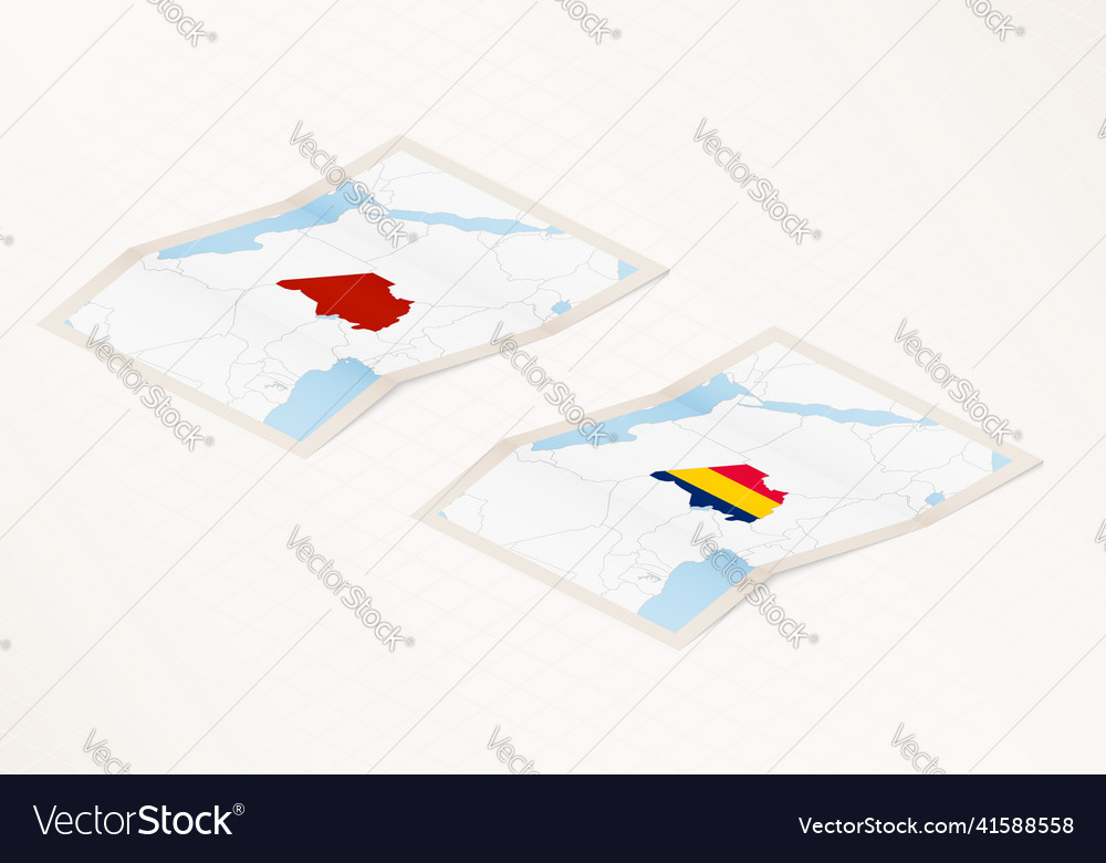 Two versions of a folded map chad