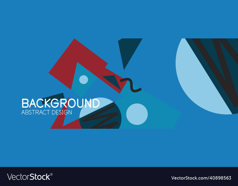 Abstract background blocks lines triangles vector image Abstract background blocks lines triangles