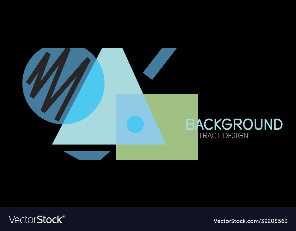 Abstract background with blocks lines geometric Vector Image Abstract background with blocks lines geometric