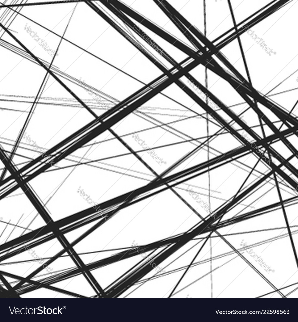 Abstract geometric with random chaotic elements Vector Image Abstract geometric with random chaotic elements