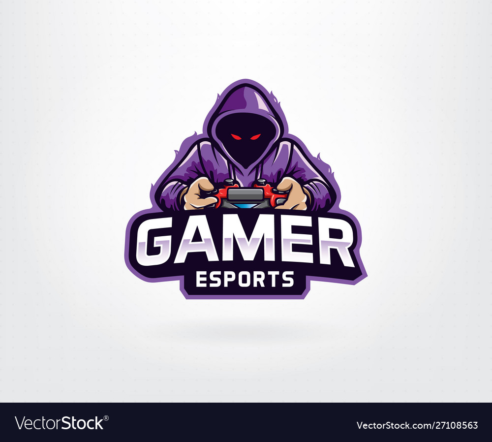 Premium Vector  Video gamer design with headphone esports mascot gaming  logo template illustration