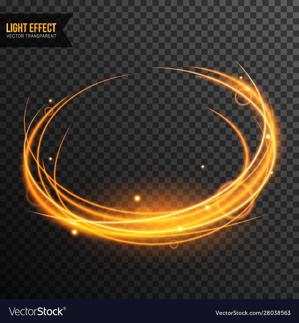 Light effect transparent with line swirl vector image Light effect transparent with line swirl