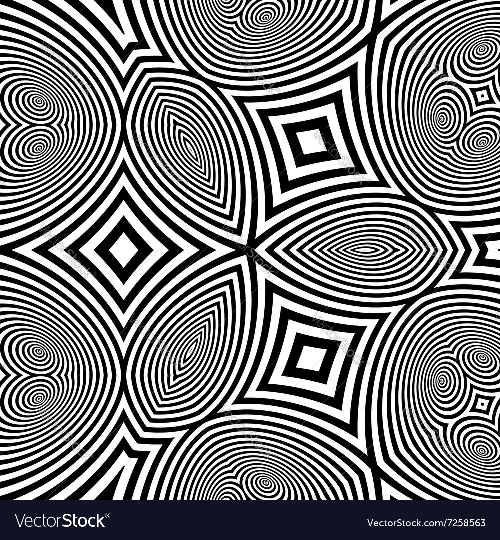 Pattern with optical abstract background