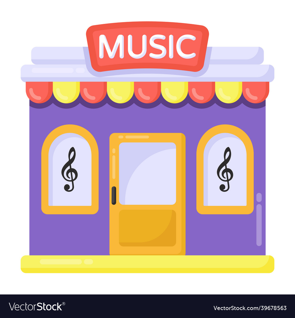 Studio building Royalty Free Vector Image VectorStock