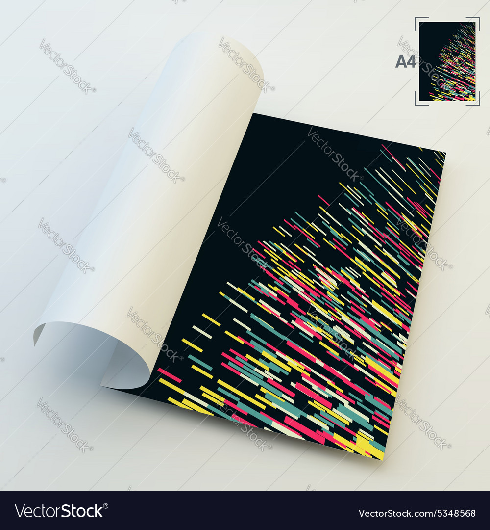 A4 business blank abstract background