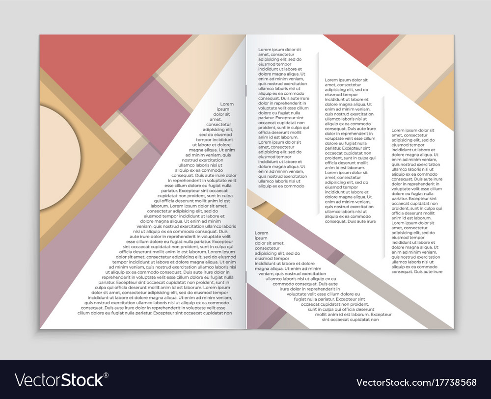 Abstract layout background set for art