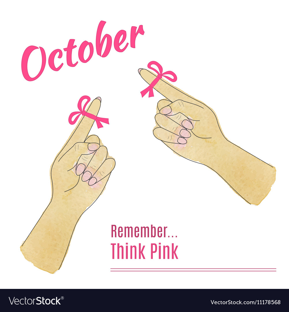 Breast cancer awareness month background