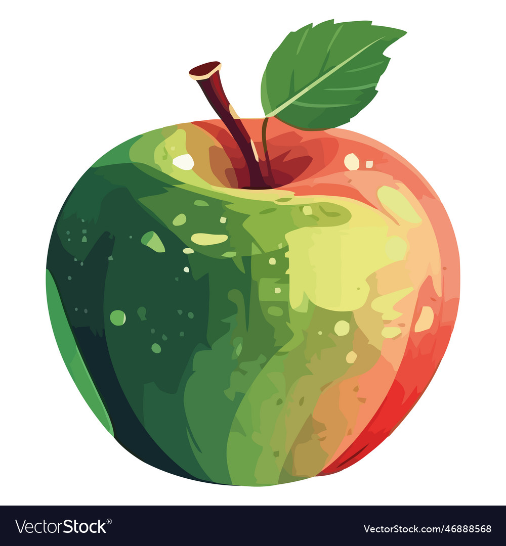 Bright apple design