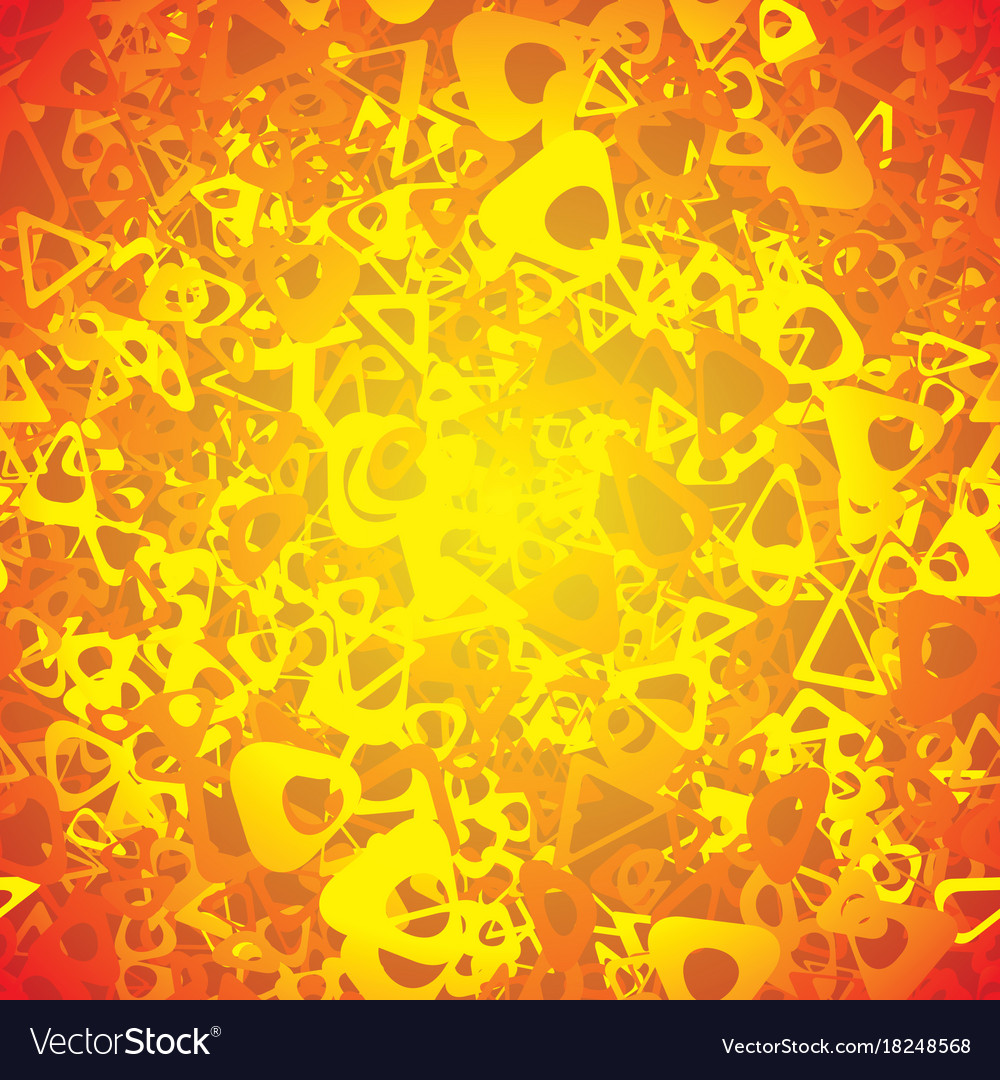 Circle abstract bio chain pattern