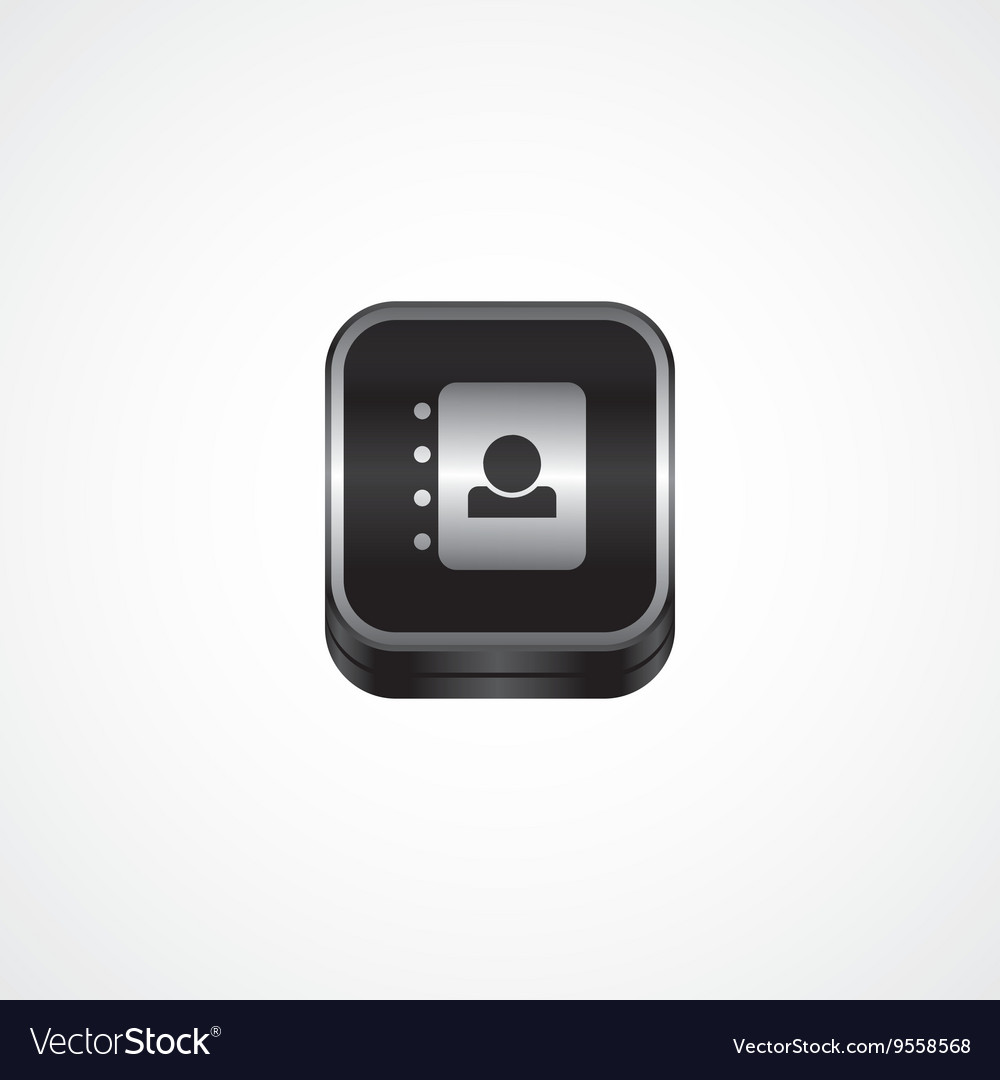 Metal plate theme icon button