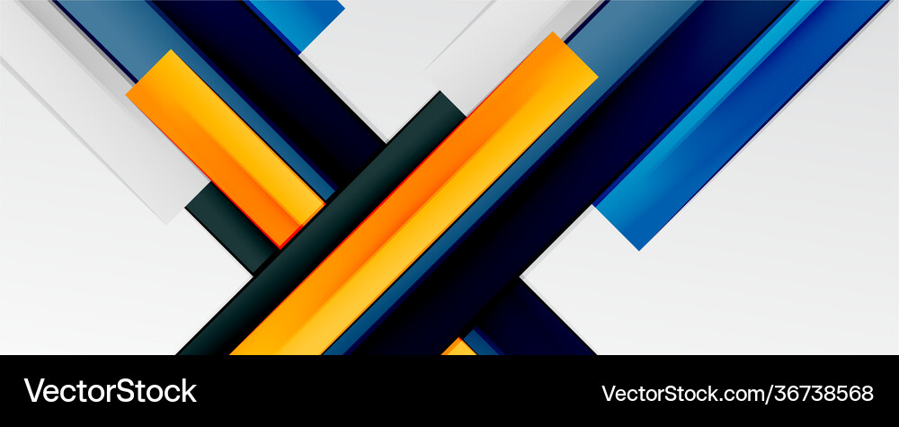 Multicolored lines background design template Vector Image