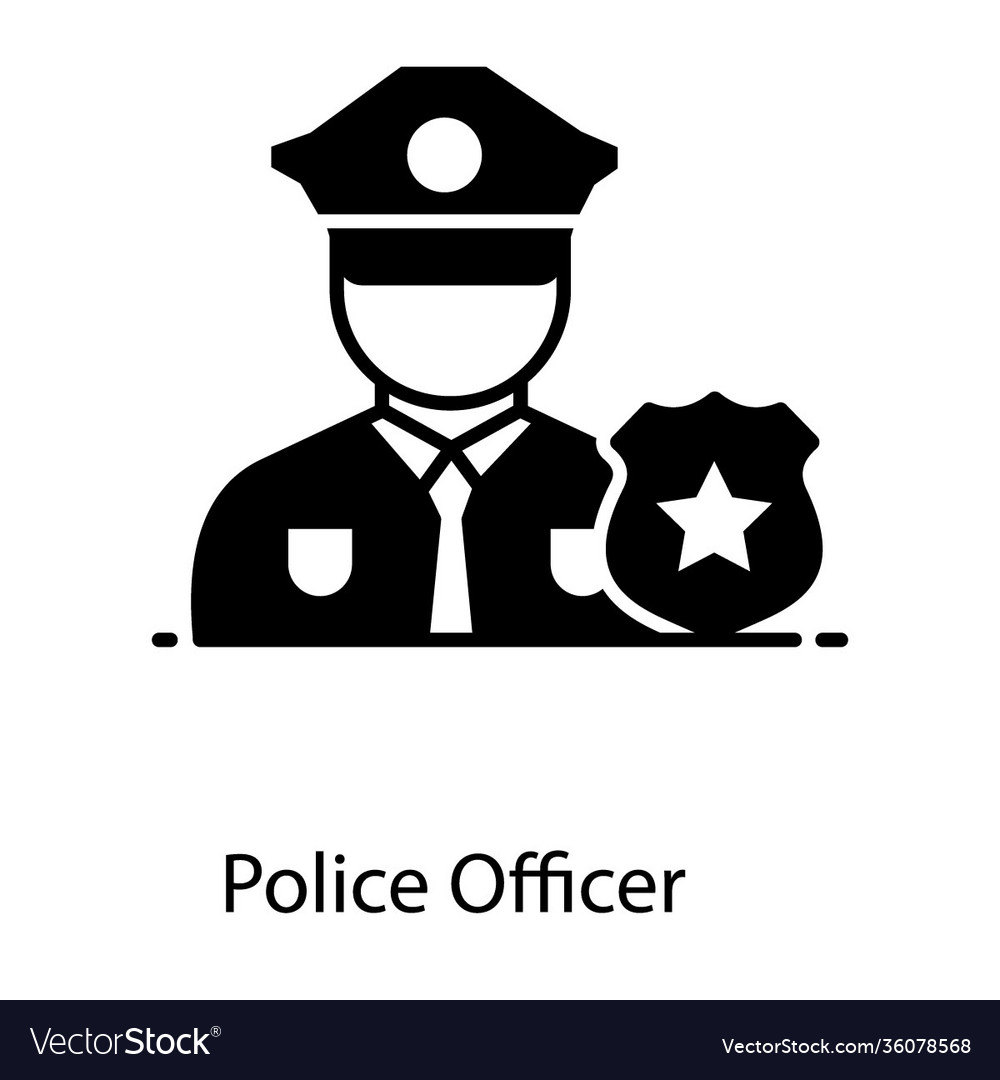 Police officer Royalty Free Vector Image - VectorStock