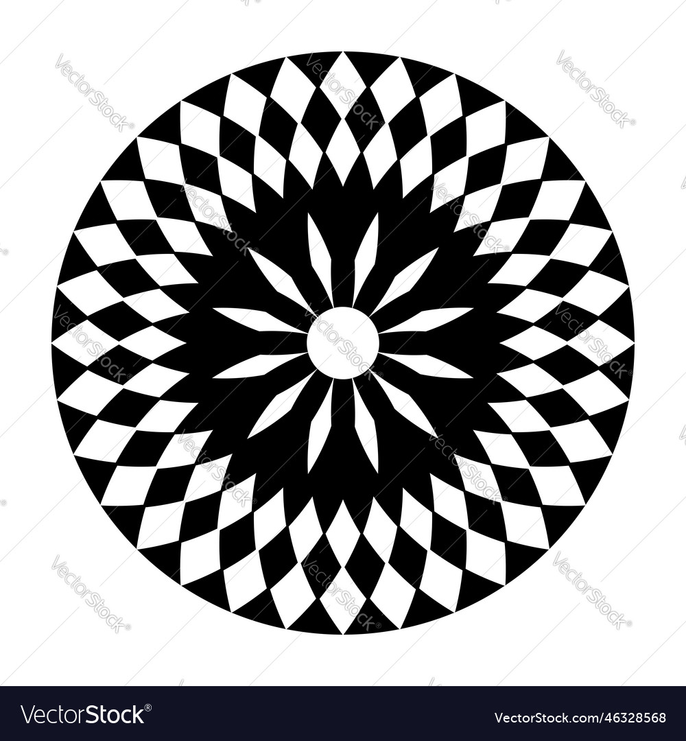 Radial Geometric Pattern