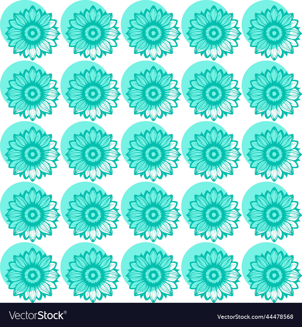 Seamless pattern based on hand drawn