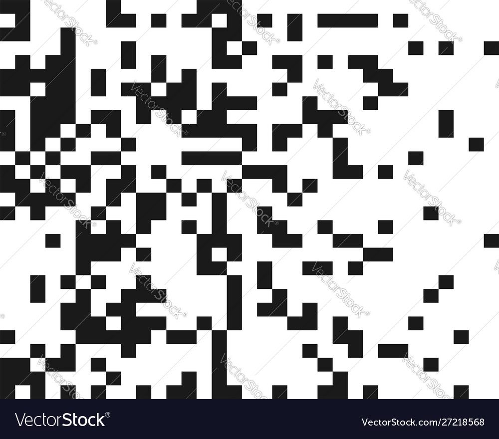 Quadrate pixelated block pixels random mosaic vector image Quadrate pixelated block pixels random mosaic