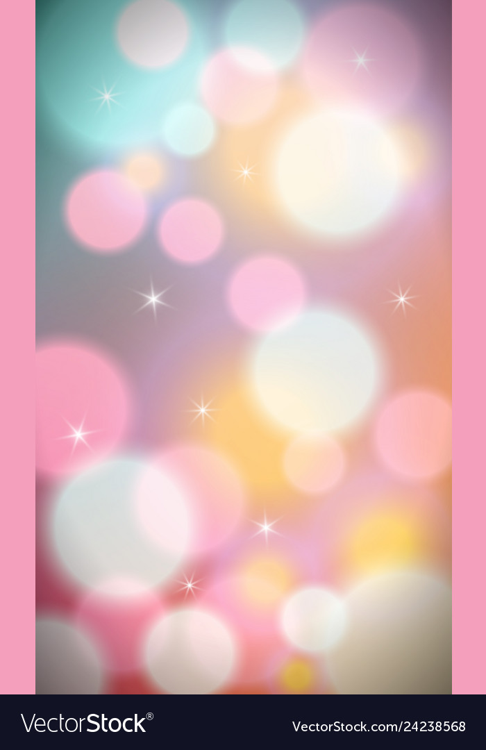 Vertical background with bokeh lights vector image Vertical background with bokeh lights