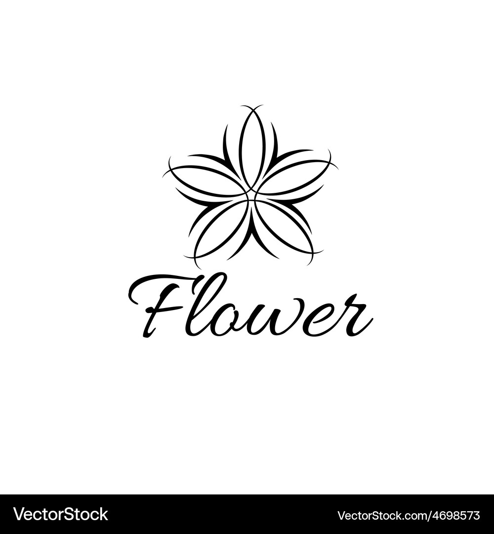 Abstract flower Royalty Free Vector Image - VectorStock