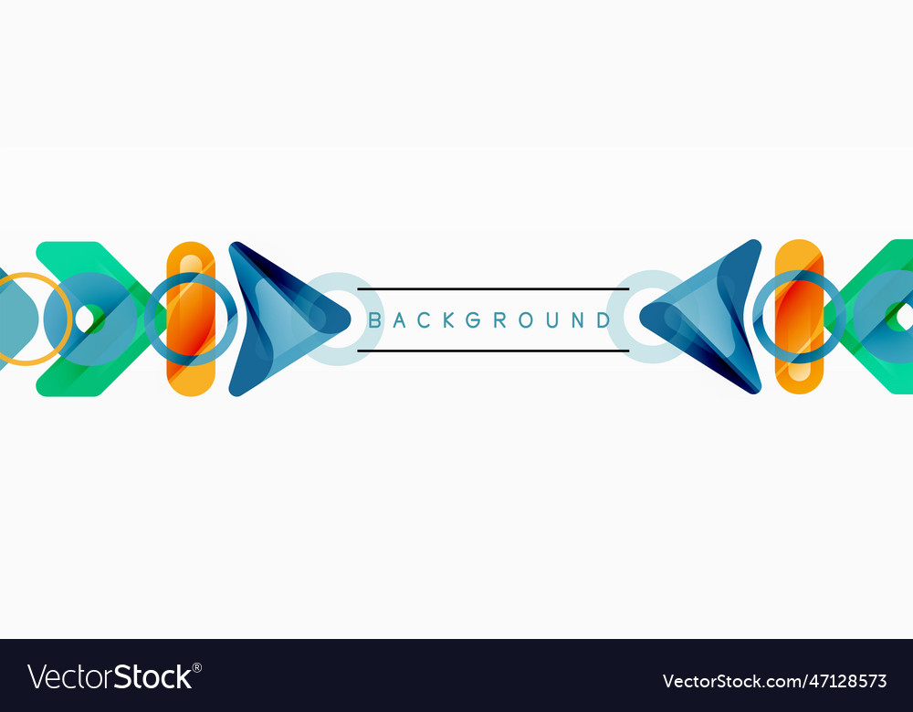 Abstract triangles and square minimal geometric vector image Abstract triangles and square minimal geometric