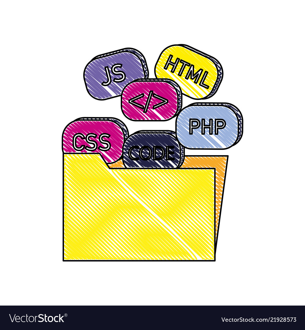 Grated folder file with programming code