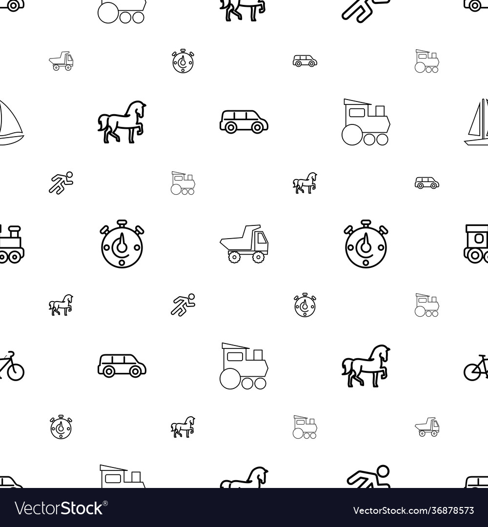 Race icons pattern seamless white background