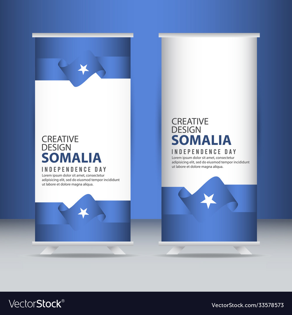 Somalia independence day celebration creative