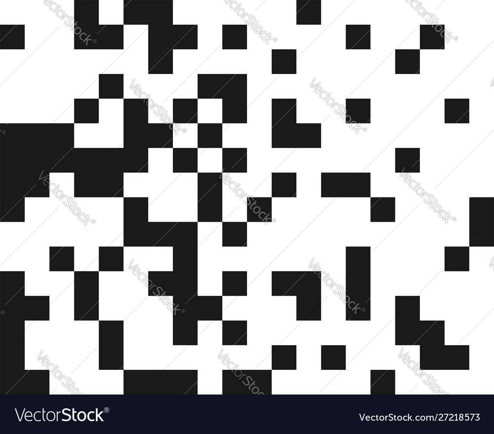 Squares pixelated block pixels random mosaic Vector Image