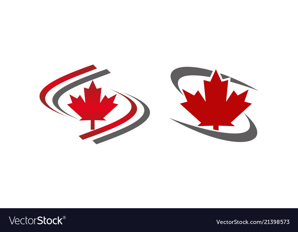 Tour canada template set Royalty Free Vector Image