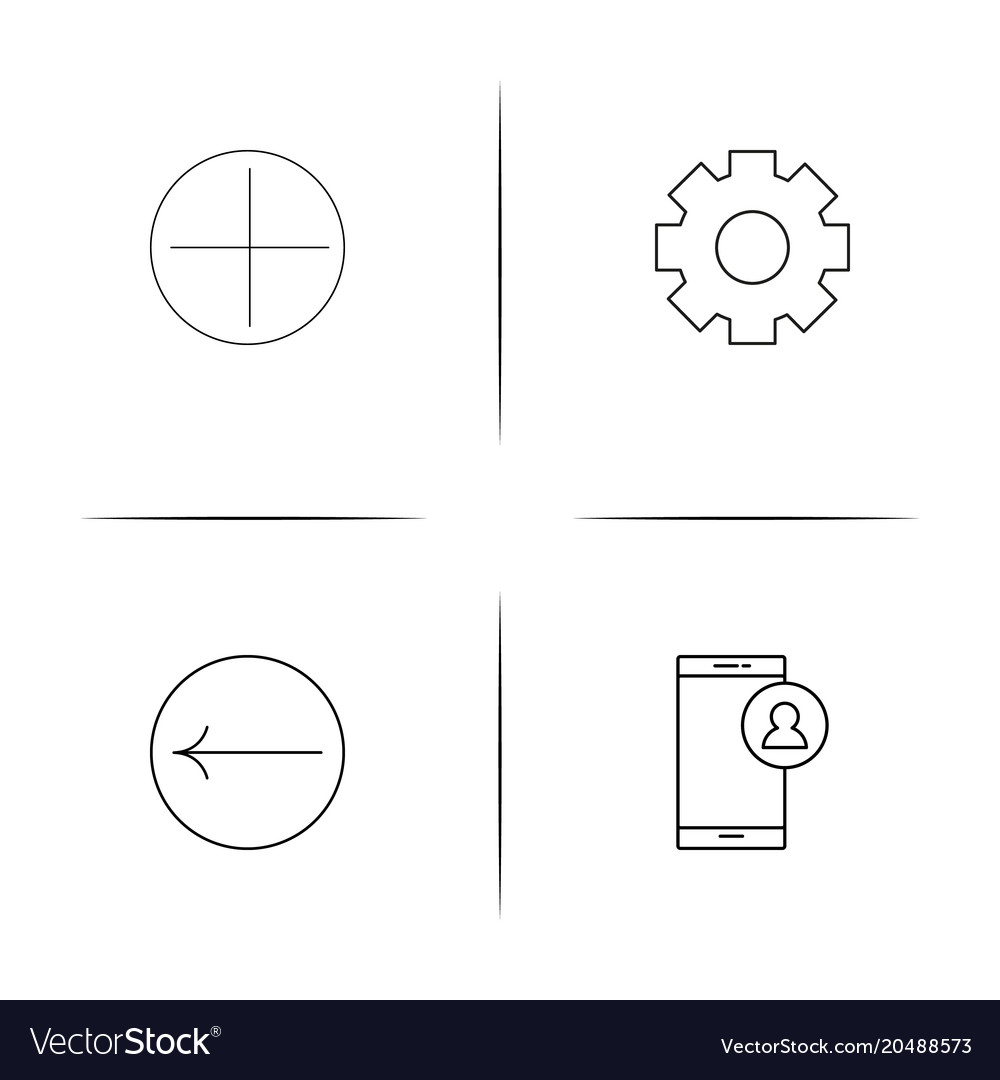 Web und Text einfache lineare Symbole gesetzt umrissen