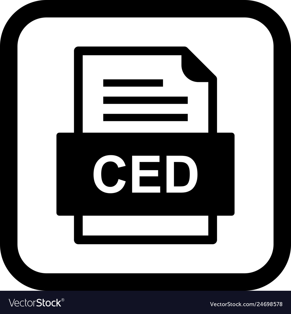 Ced file document icon