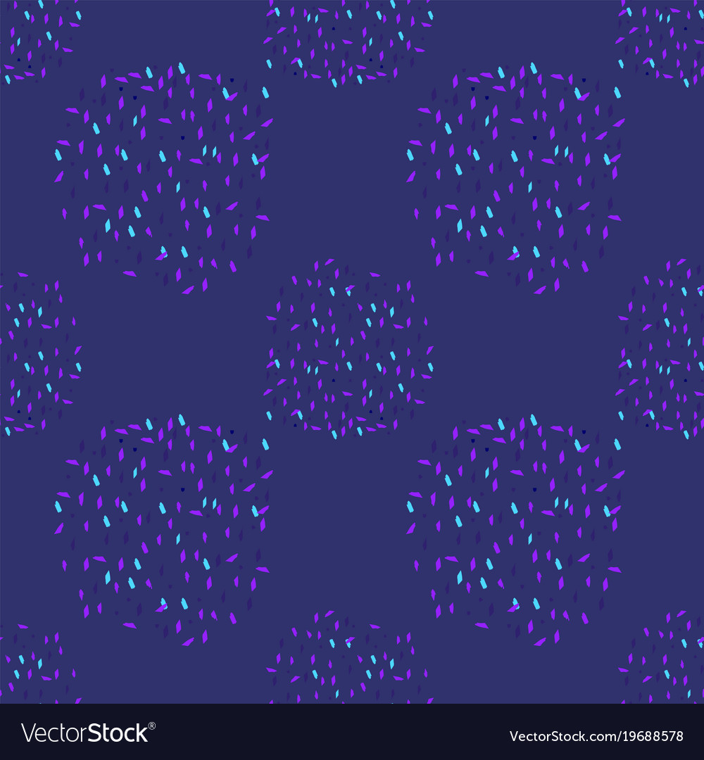 Trendy abstract circle shapes pattern in terrazzo